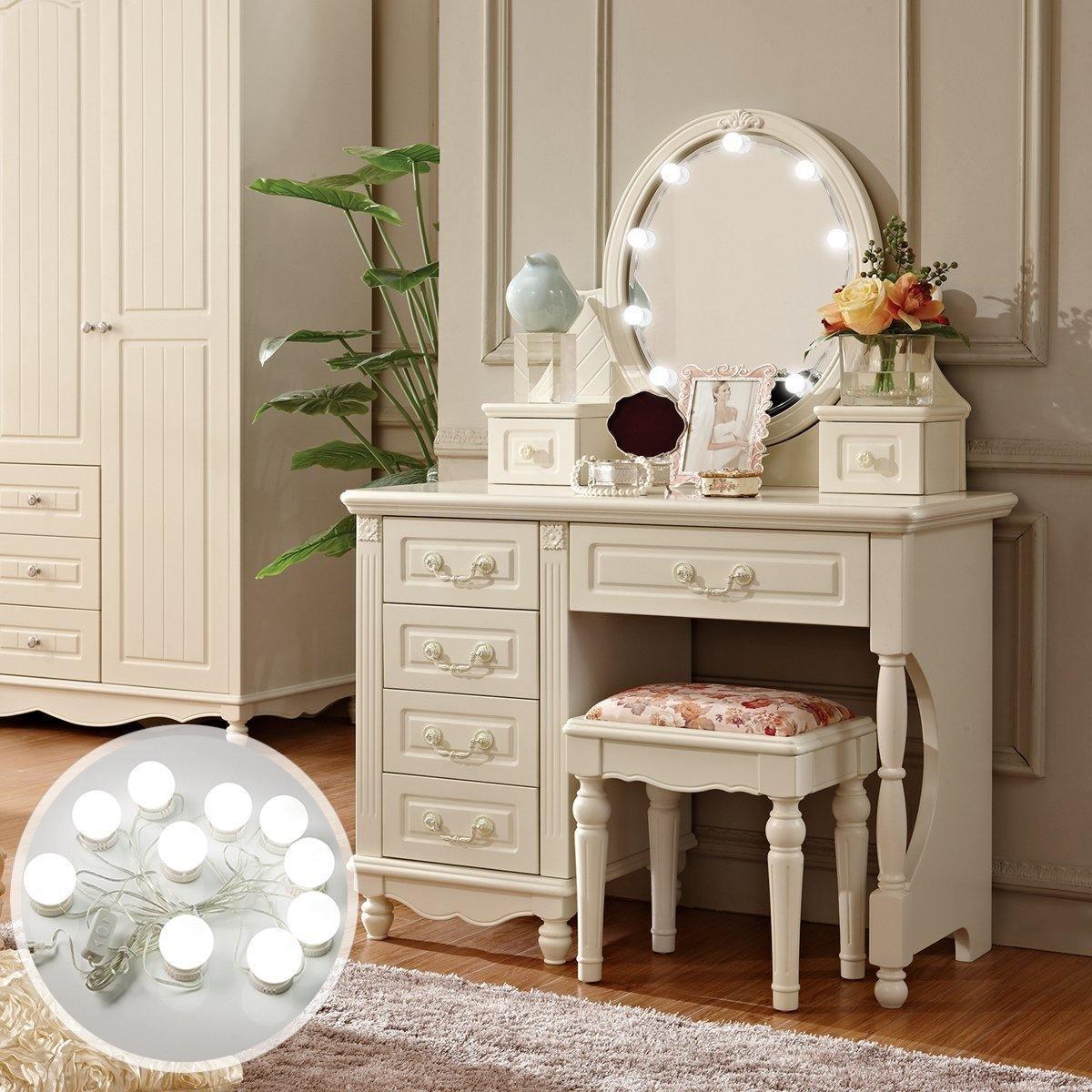 10 Peças de Conjunto de Lâmpadas LED para Espelho - Lojas Promorin