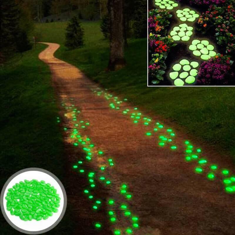 300 Pedras Luminosas para Jardim/Aquário - Lojas Promorin