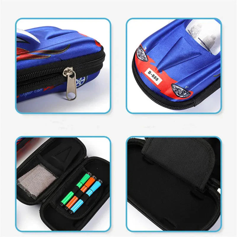 Estojo Escolar Infantil Racing Car