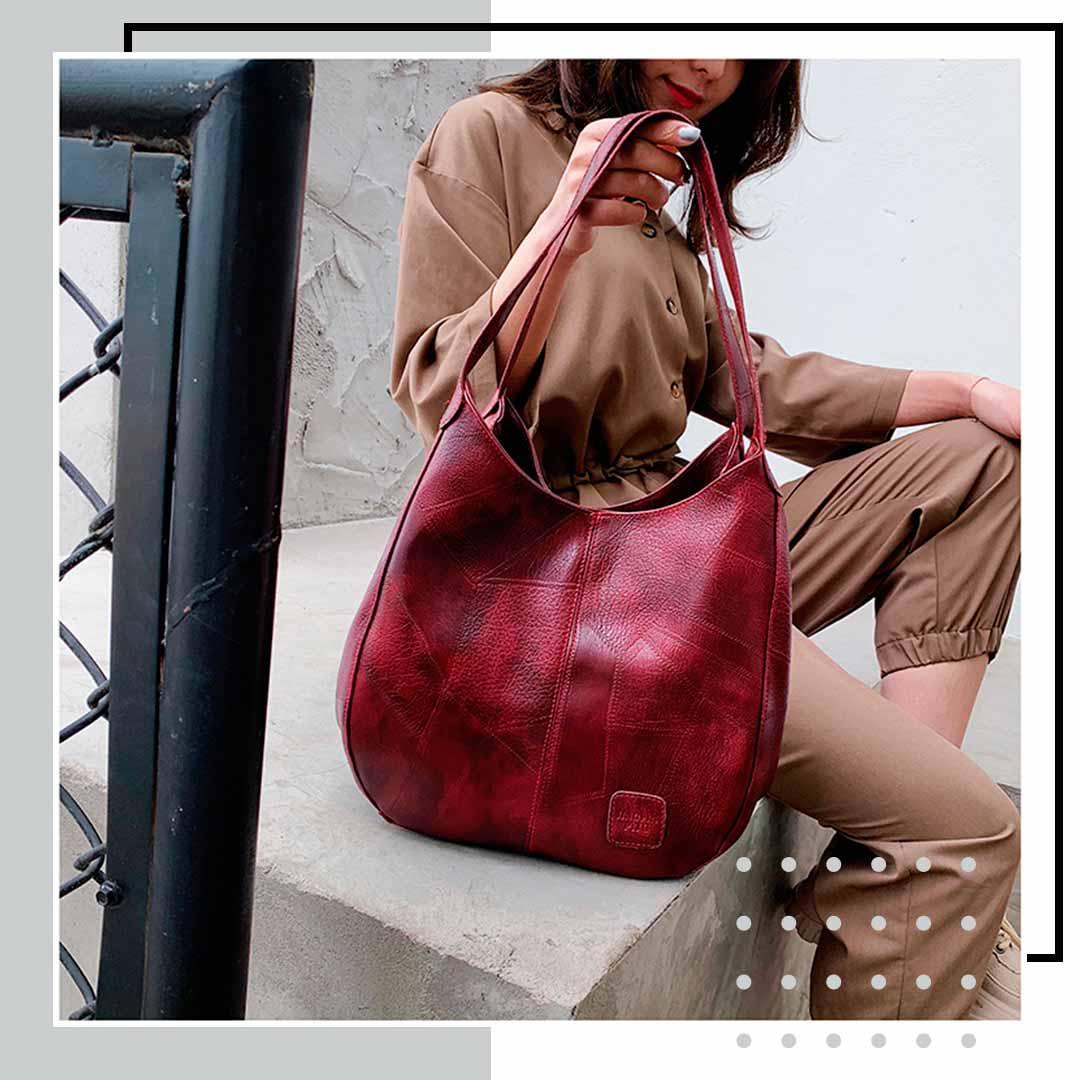 Bolsa De Couro - MonteCarlo - Lojas Promorin