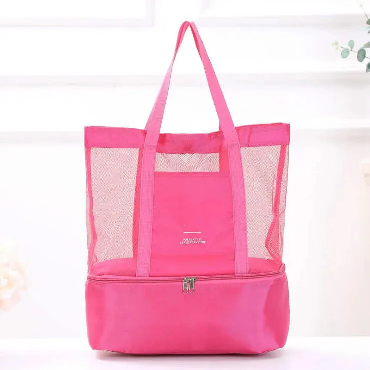 Bolsa de Praia com Compartimento Térmico