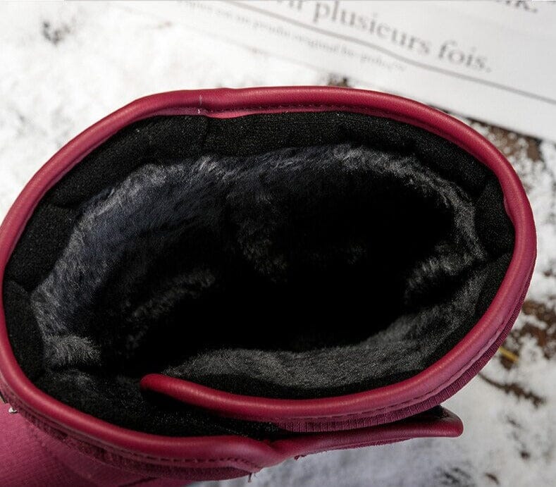 Bota de Inverno Neve de Lã a Prova D'água