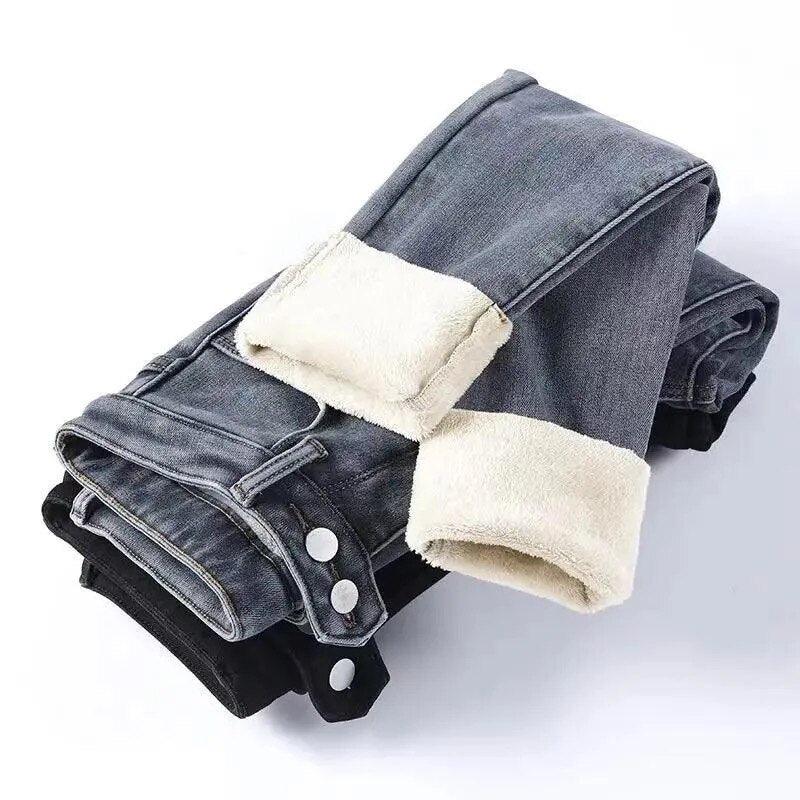 Calça Jeans Aveludada Feminina + Brinde Exclusivo - Lojas Promorin