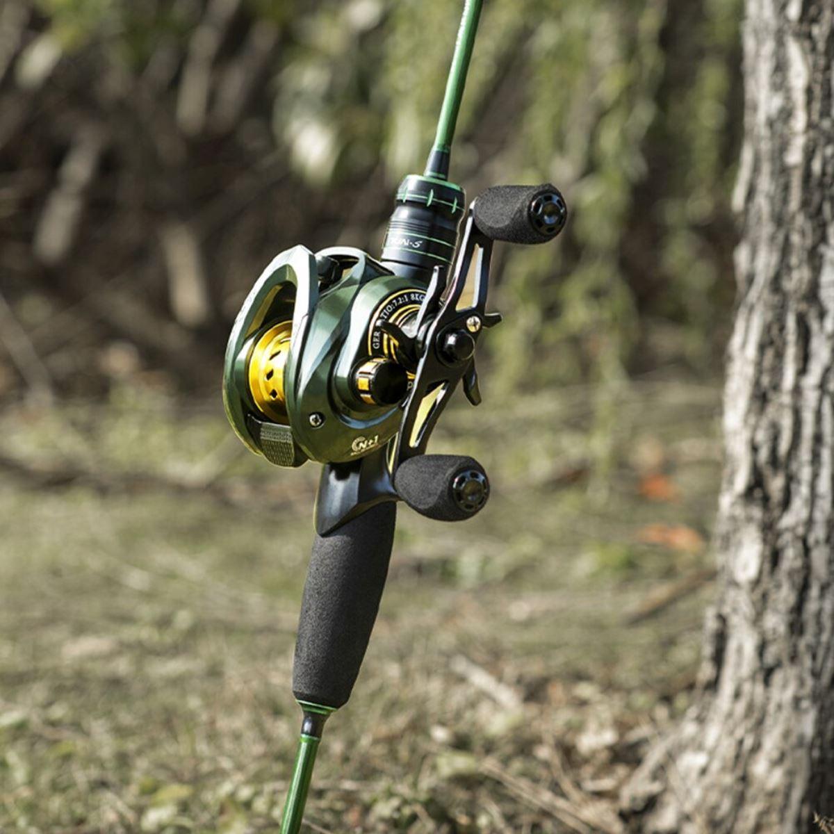 Carretilha De Pesca Titan Pro Anti Cabeleira - Lojas Promorin