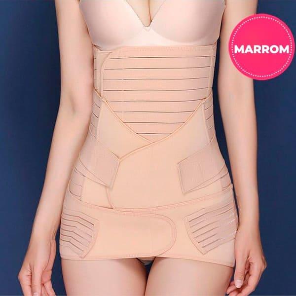Cinta Modeladora Pós - Parto Alta Compressão - Lojas Promorin