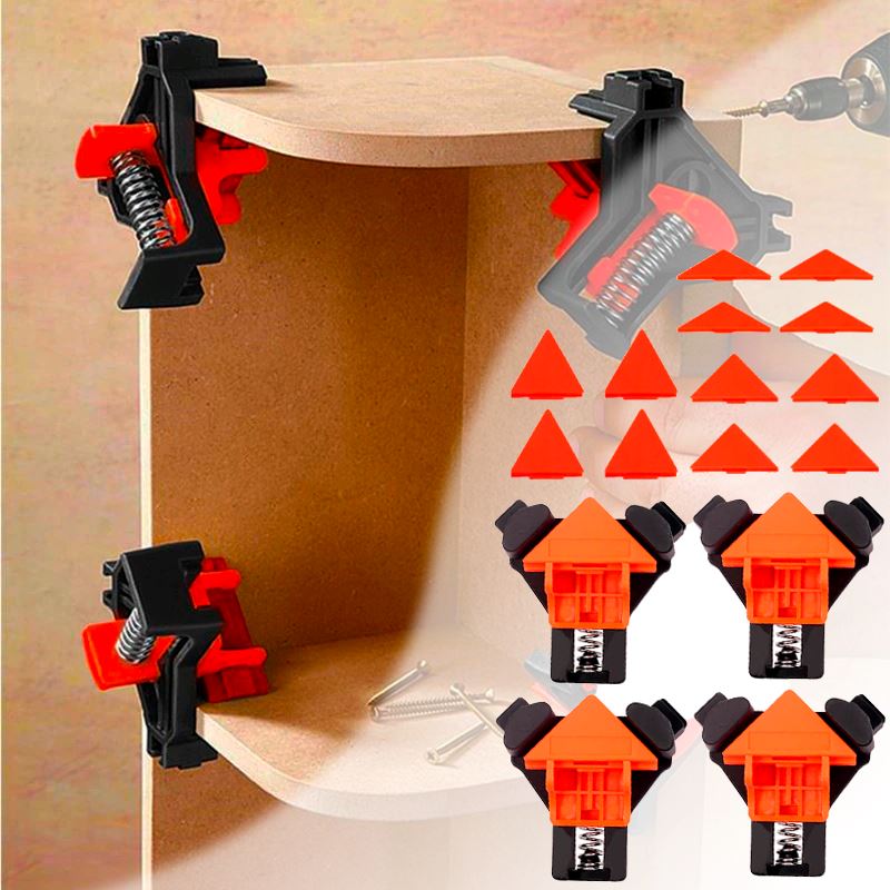 Conjunto de Braçadeira de Grampo de Ângulo Reto Multifunção