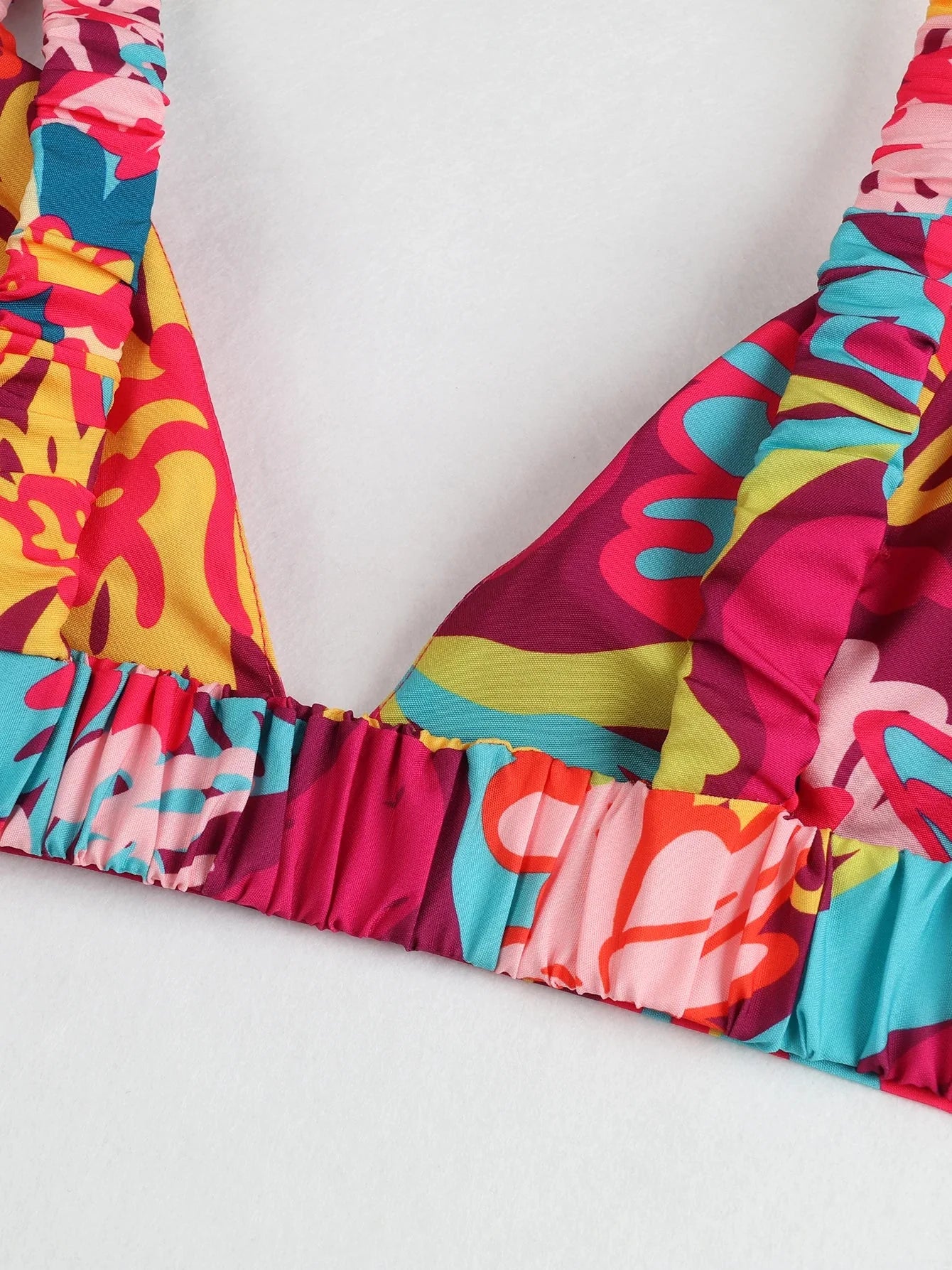 Conjunto Feminino Cropped e Saia Longa - Floral Urbano