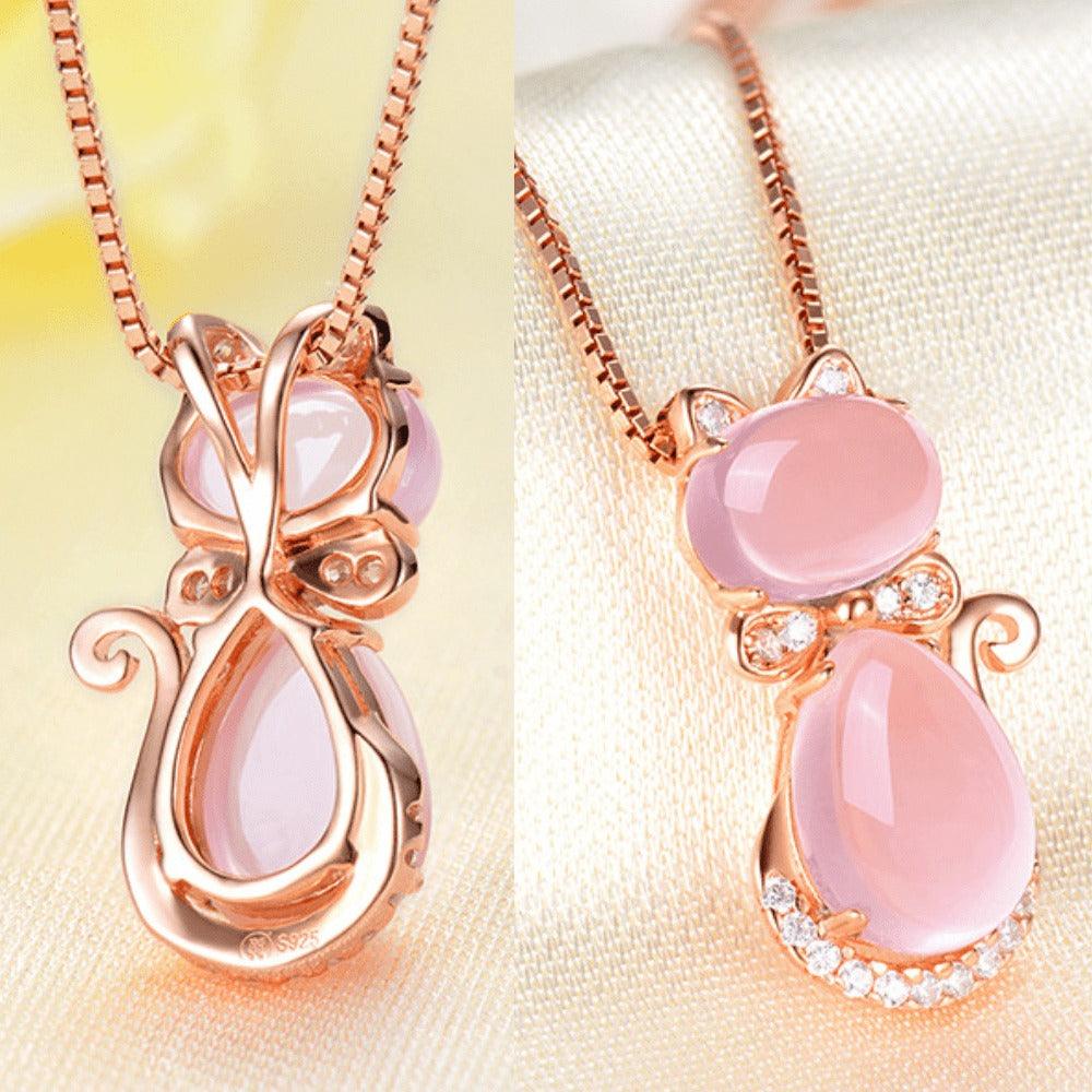 Corrente Veneziana Com Pingente MISS CAT cravejado com Cristais de Zircônia - SUPER PROMOÇÃO DE LANÇAMENTO - Lojas Promorin