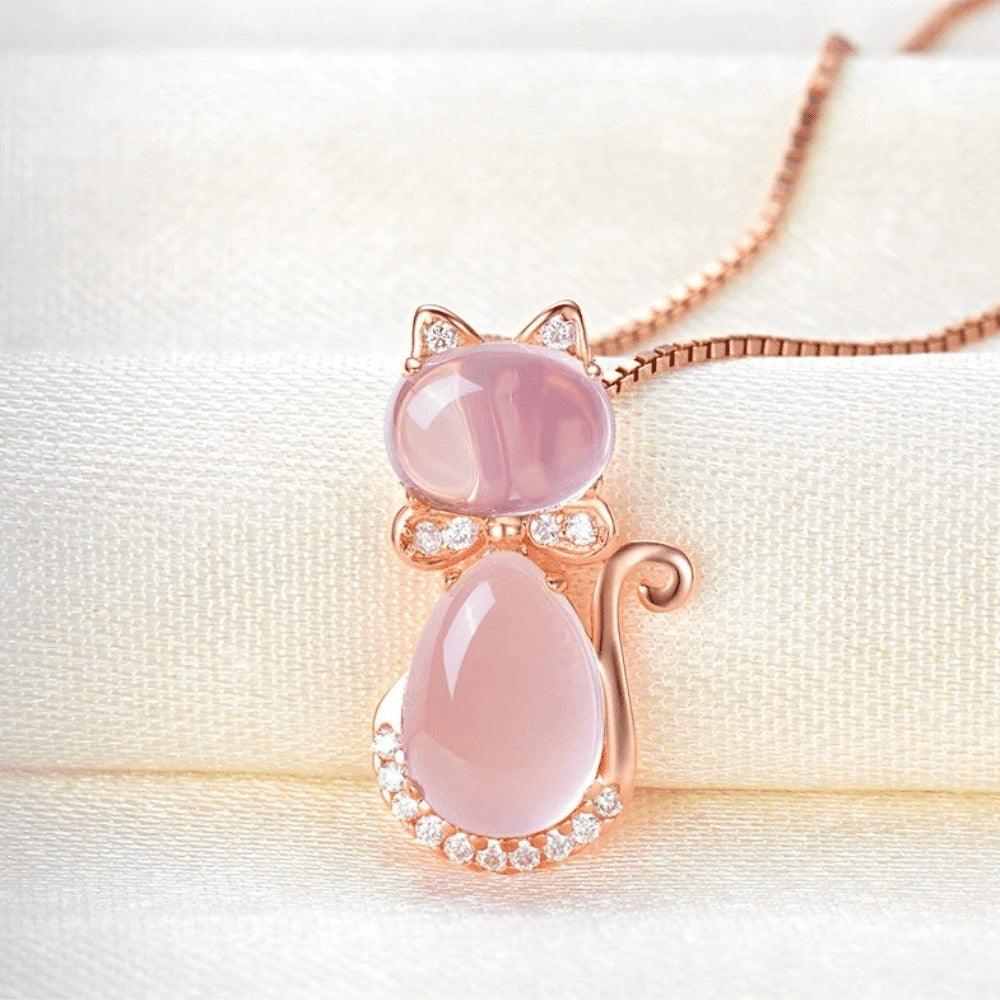 Corrente Veneziana Com Pingente MISS CAT cravejado com Cristais de Zircônia - SUPER PROMOÇÃO DE LANÇAMENTO - Lojas Promorin