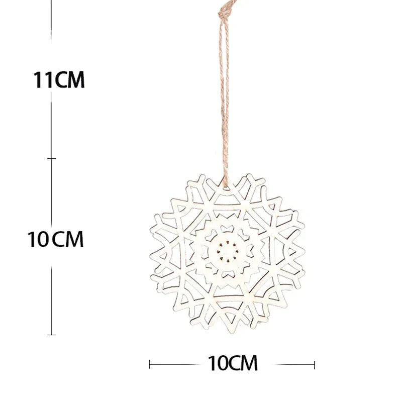 Enfeites para Árvore de Natal Flocos de Neve - Kit com 24 unidades - Lojas Promorin