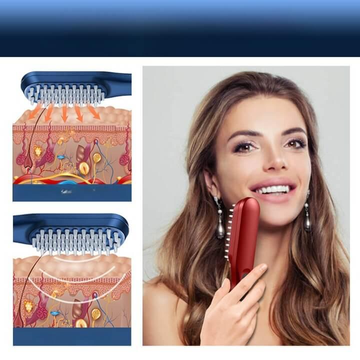 Escova a Laser – Terapia para Crescimento Capilar HairRise - Lojas Promorin