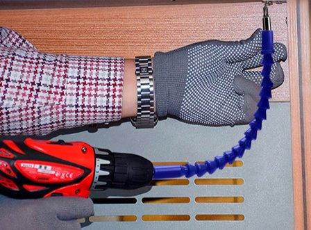 Extensor Magnético Flexível Universal para Furadeira e Chaves de Fenda - Lojas Promorin