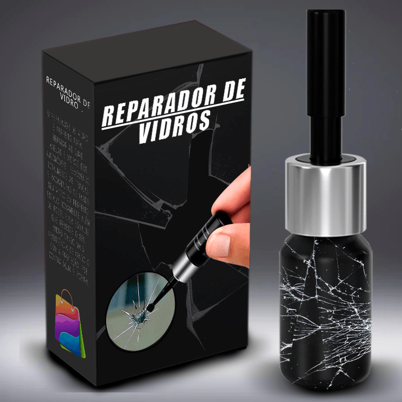 Fluido Reparador de Vidros e Telas Trincadas ou Quebradas - Glass Repairman - Lojas Promorin