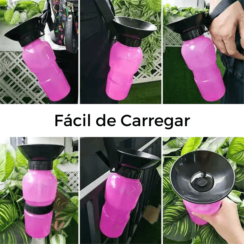 Garrafa D'água Portátil AquaDog® p/ Pet - Lojas Promorin