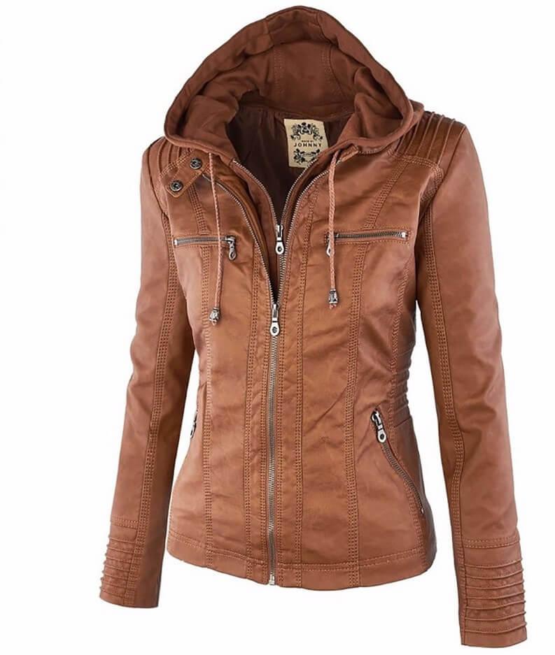 Jaqueta Feminina de Couro - Stylish Woman - Lojas Promorin