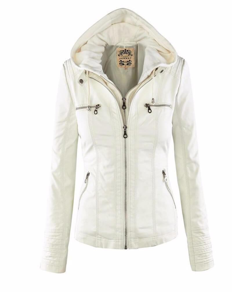 Jaqueta Feminina de Couro - Stylish Woman - Lojas Promorin