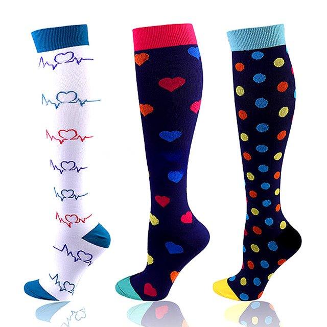 Kit 3 Pares - Meias de Compressão para Circulação - Lojas Promorin