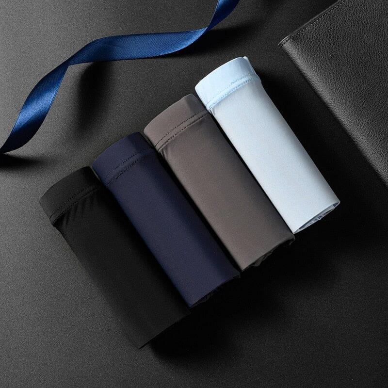 Kit Com 10 Cuecas Boxers Antiodor e Antibacterianas em Seda Gelo - Lojas Promorin