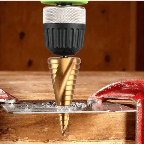 Kit Completo 6 Brocas de Titânio Escalonada - Lojas Promorin