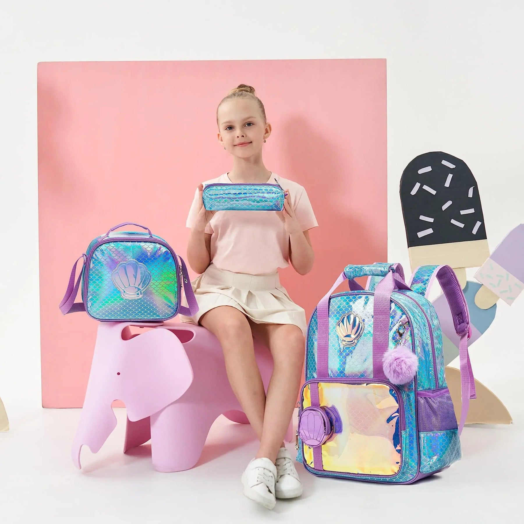 Kit Escolar Princesa Brilhante - Volta às Aulas com Estilo - Lojas Promorin