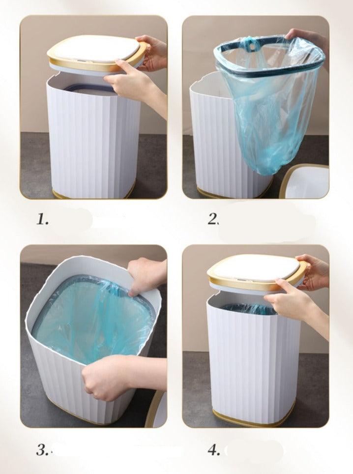 Lixeira Inteligente com Sensor de Movimento para Banheiro | Linha Smart - Lojas Promorin