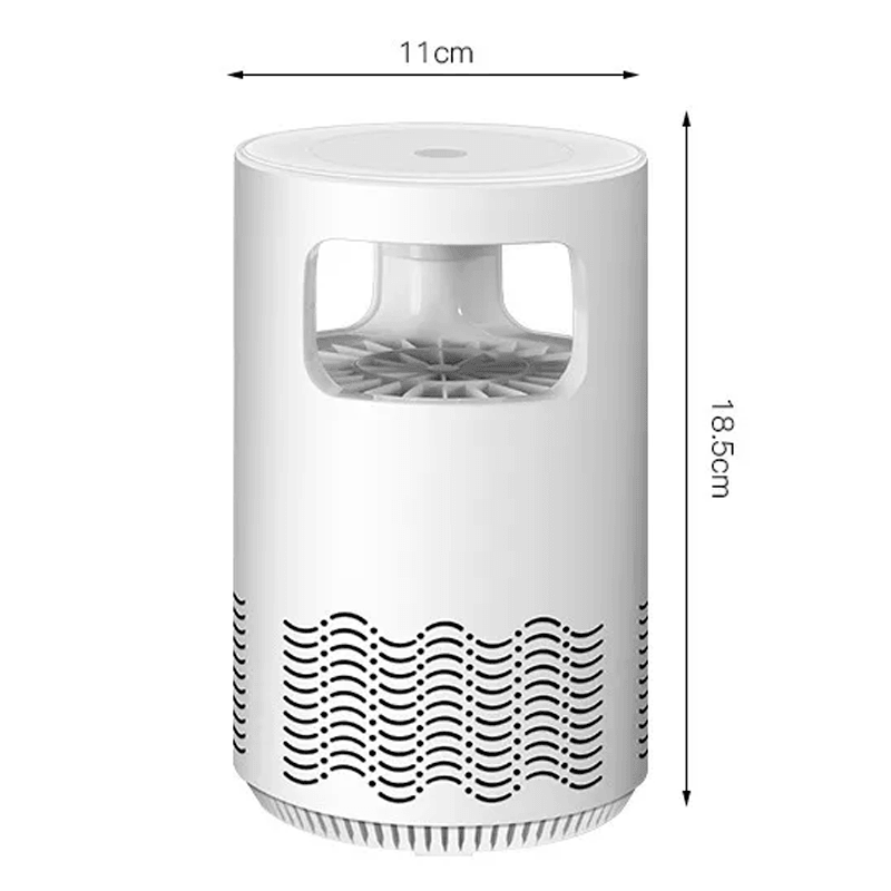 Mata Mosquito LED Silencioso Portátil USB | NanoViolet - Lojas Promorin