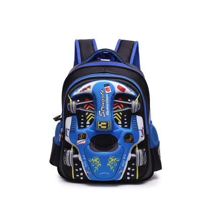 Mochila Infantil Carro de Corrida 3D - Seja o Mais Rápido da Turma - Lojas Promorin