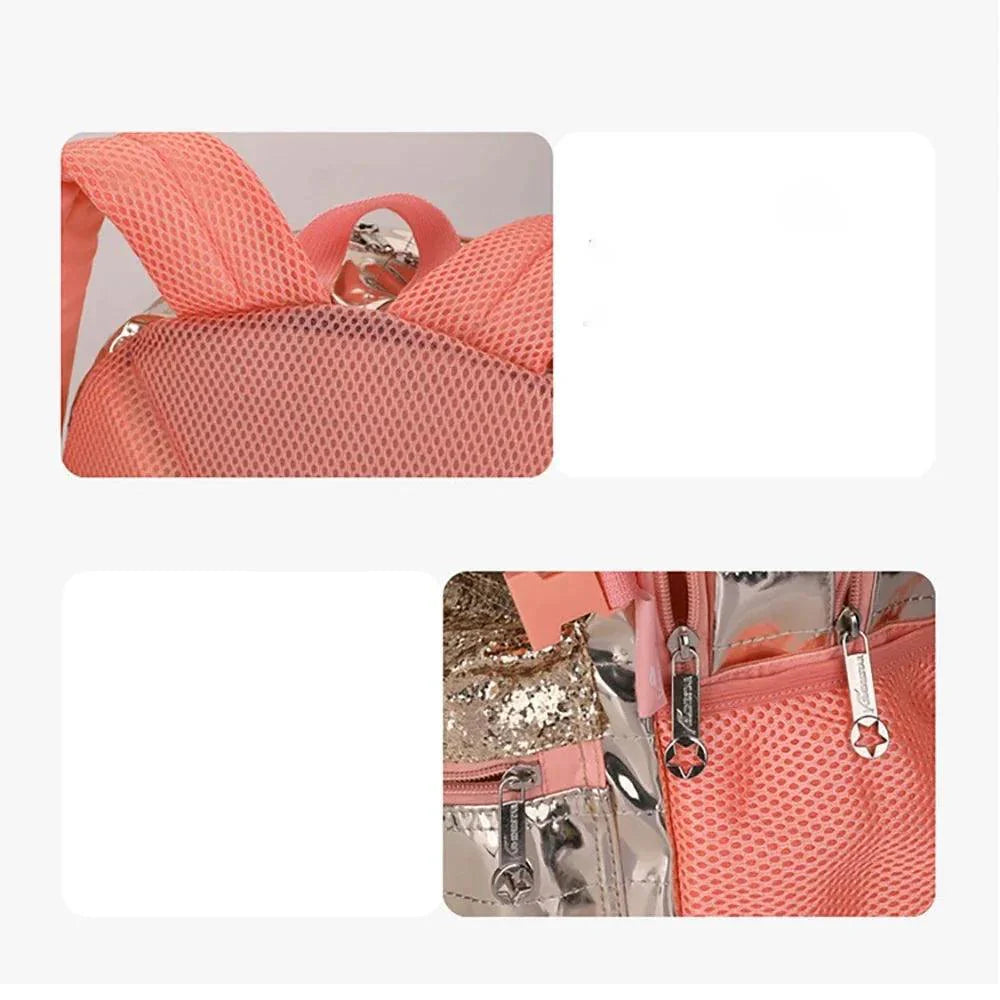 Mochila Infantil Girl Power Brilhante - Mostres seu Poder nas Aulas - Lojas Promorin