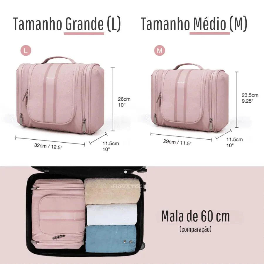 Necessaire De Viagem Multiuso SMARTBAG - Perfeita Para Organizar E Levar Sempre o Que Você Precisa - Lojas Promorin