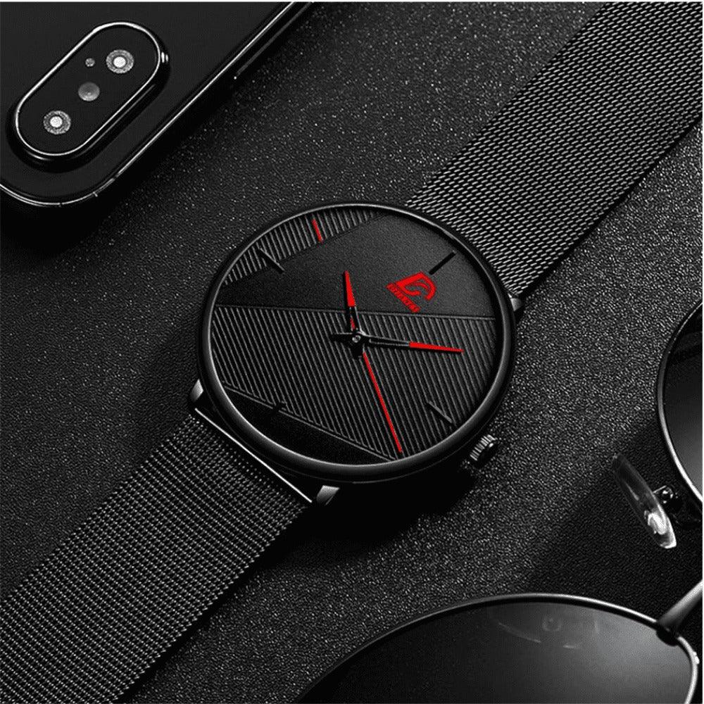 Relógio Minimalista com Movimento de Quartzo MINIMAL - Lojas Promorin