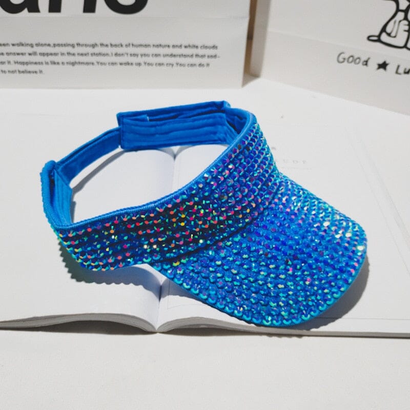 Viseira Feminina Strass - Sparkle Glamour