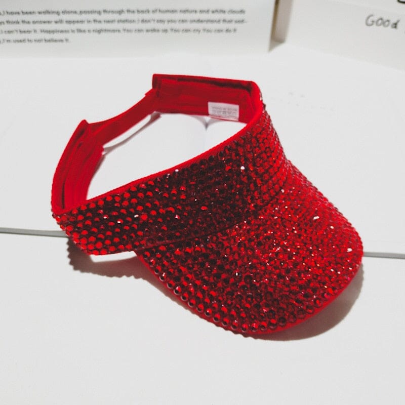 Viseira Feminina Strass - Sparkle Glamour