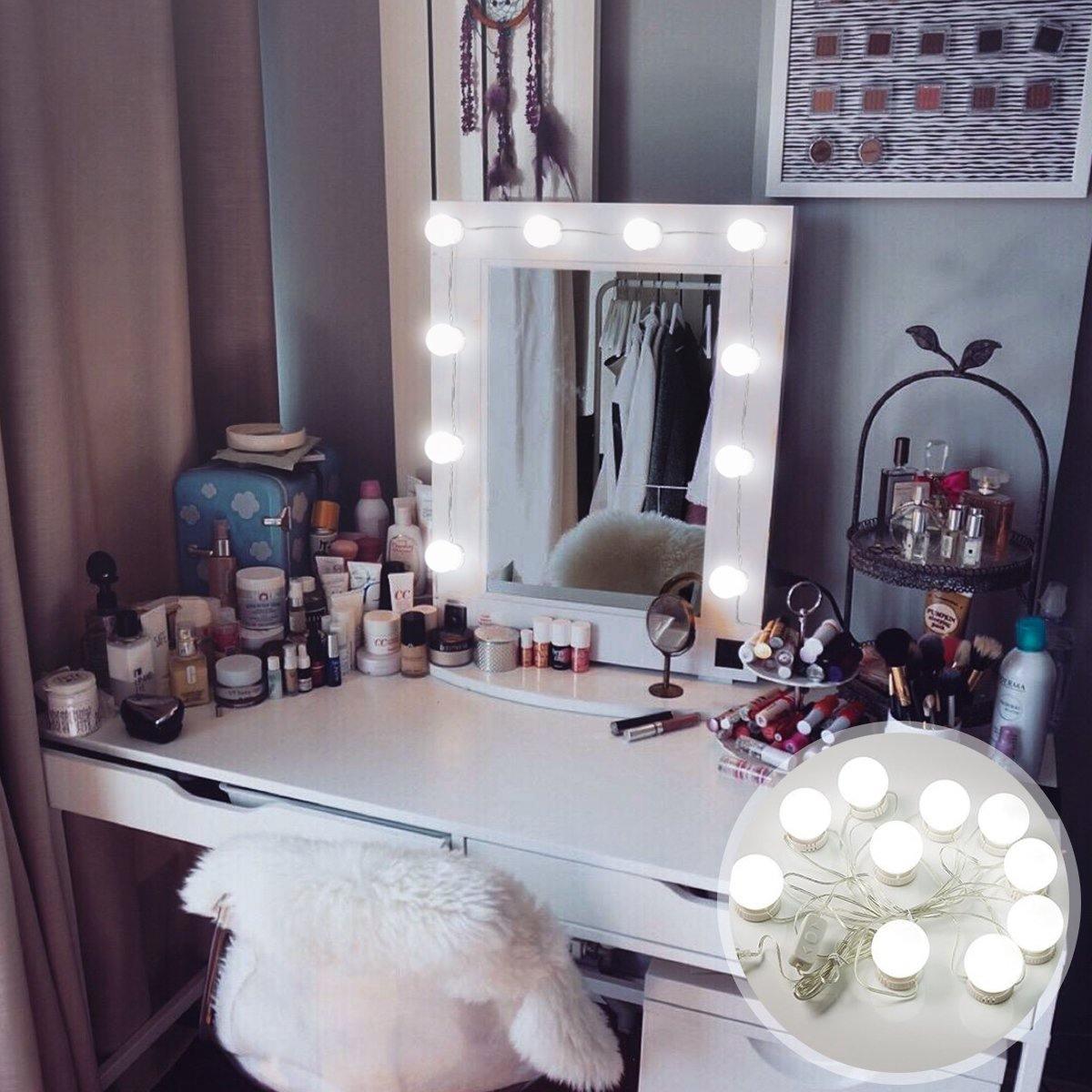 10 Peças de Conjunto de Lâmpadas LED para Espelho - Lojas Promorin