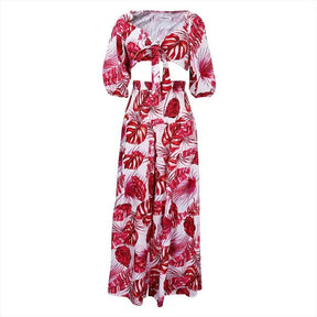 Conjunto Feminino Cropped e Calça Pantalona