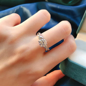 Anel Solitário Ouro Aurora