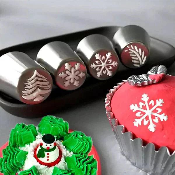 Bicos de Confeitar Natalinos - Kit com 4 unidades - Lojas Promorin