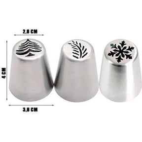 Bicos de Confeitar Natalinos - Kit com 4 unidades - Lojas Promorin