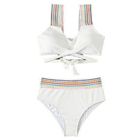 Biquíni Colors Alça Cruzada - Cintura Alta - Lojas Promorin