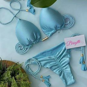 Biquíni fio dental - Cortininha Asa Delta - Lojas Promorin