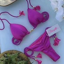 Biquíni fio dental - Cortininha Asa Delta - Lojas Promorin