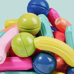 Blocos de Construção Magnéticos para Crianças - Constru Kids® - Lojas Promorin