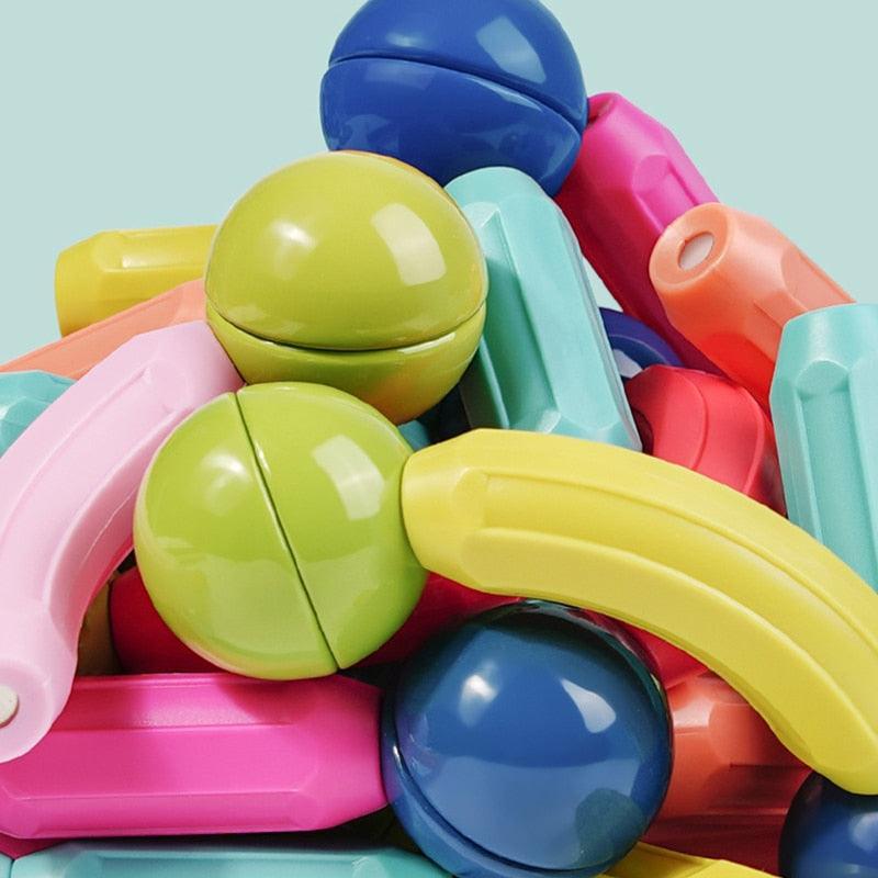 Blocos de Construção Magnéticos para Crianças - Constru Kids® - Lojas Promorin