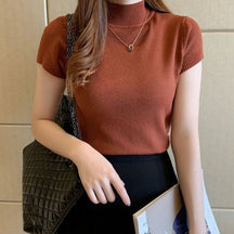 Blusa Cashmere Gola Alta