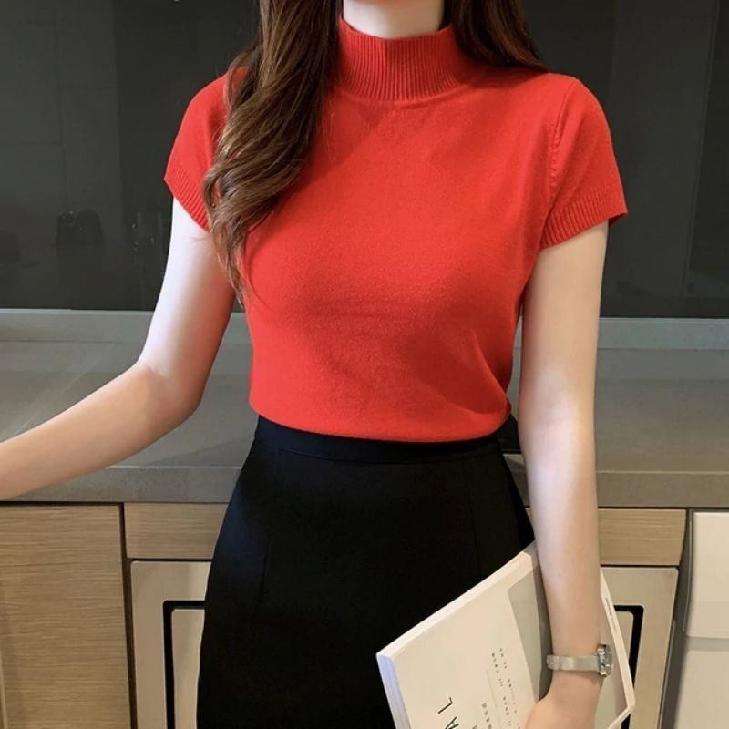 Blusa Cashmere Gola Alta