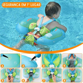 Boia Infantil Mar e Piscina Com Proteção Solar SUMMER KID - Diversão com Segurança Garantida - Lojas Promorin