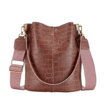 Bolsa Feminina de Couro Crocodilo - Lojas Promorin