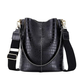 Bolsa Feminina de Couro Crocodilo - Lojas Promorin