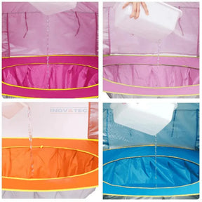 Cabana Infantil Com Piscina Para Praia PROTEÇÃO TOTAL - Os Melhores Momentos Na Praia Estão Por Vir! - Lojas Promorin