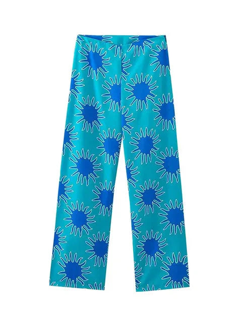 Conjunto Feminino Cropped e Calça - Thalita