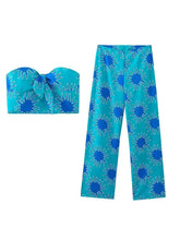 Conjunto Feminino Cropped e Calça - Thalita